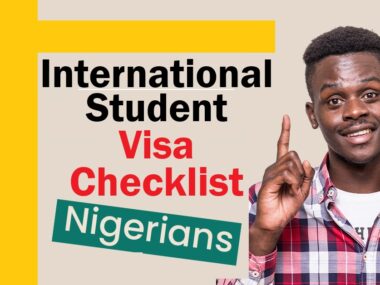 International Student Visa Checklist for Nigerians